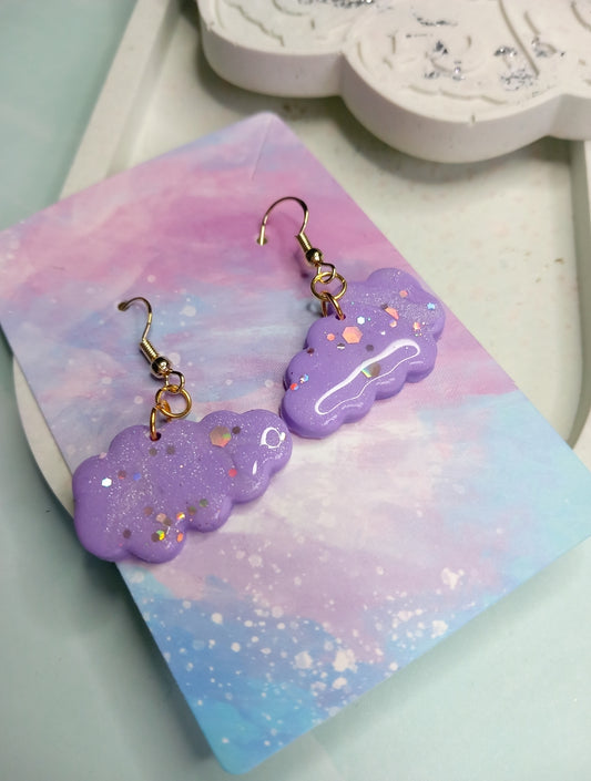 Dream Cloud in Violet with Glitter