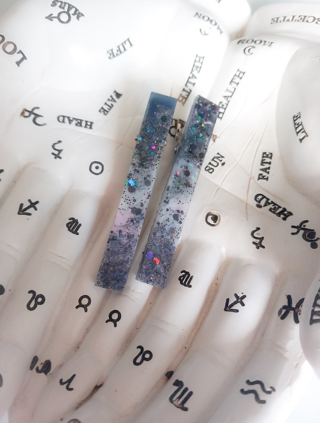 Milky Way Galaxy Hair Clips