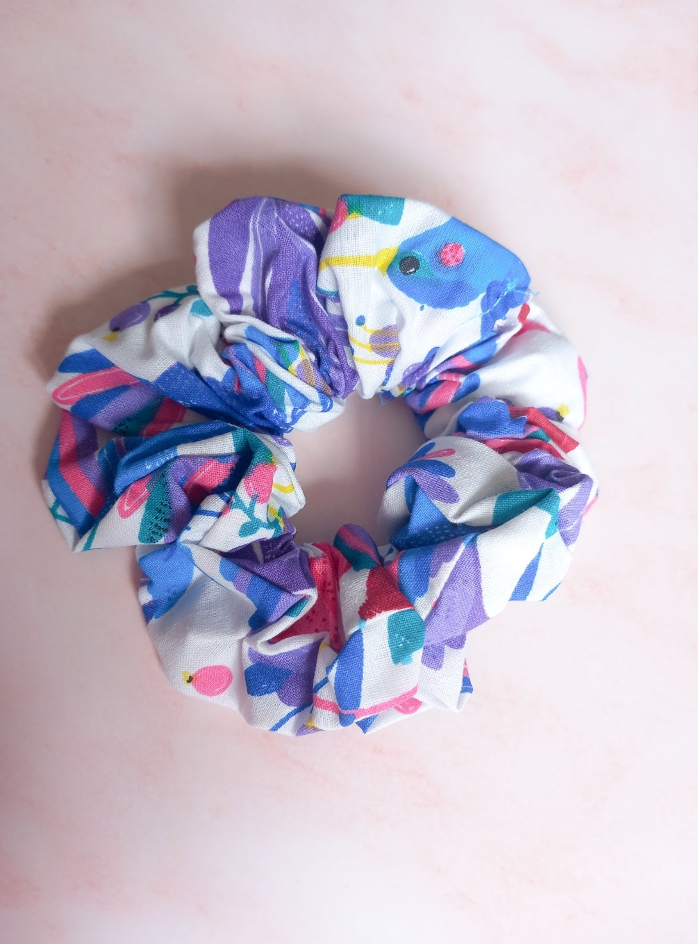 Tropical Handmade Small Scrunchie