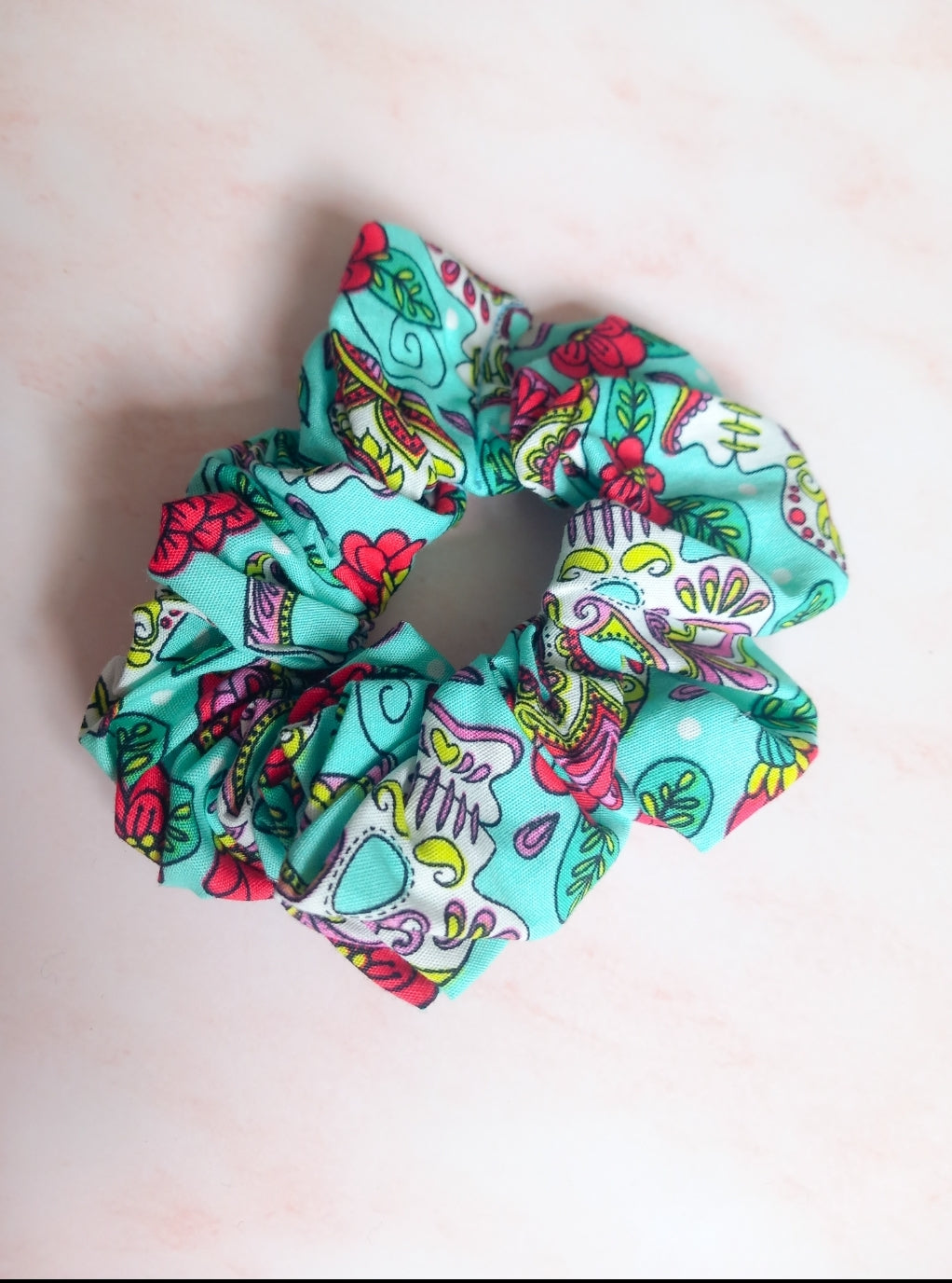 Frida Kahlo & Day of the Dead Summer Small Scrunchies