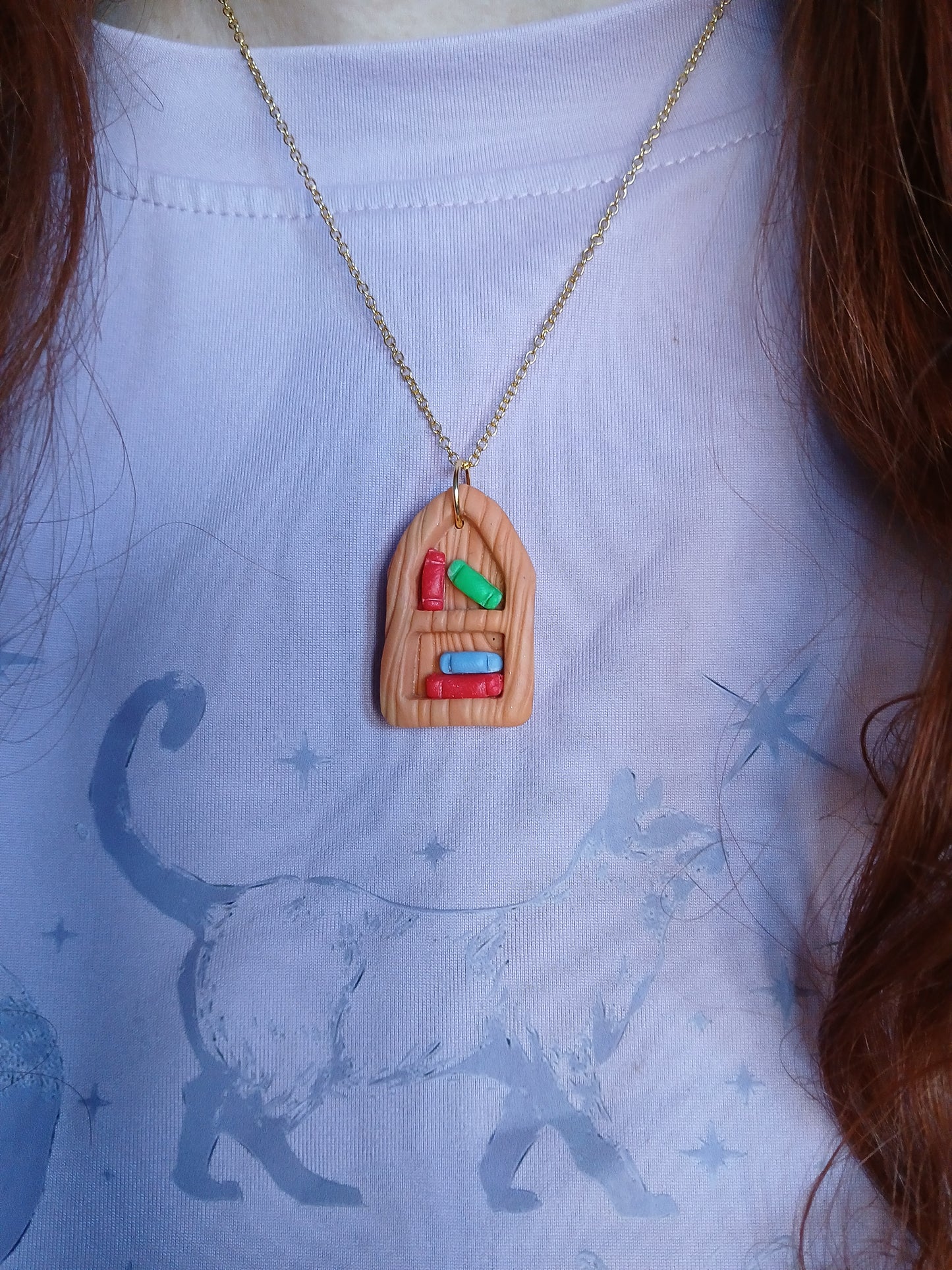 Book Shelf Necklace