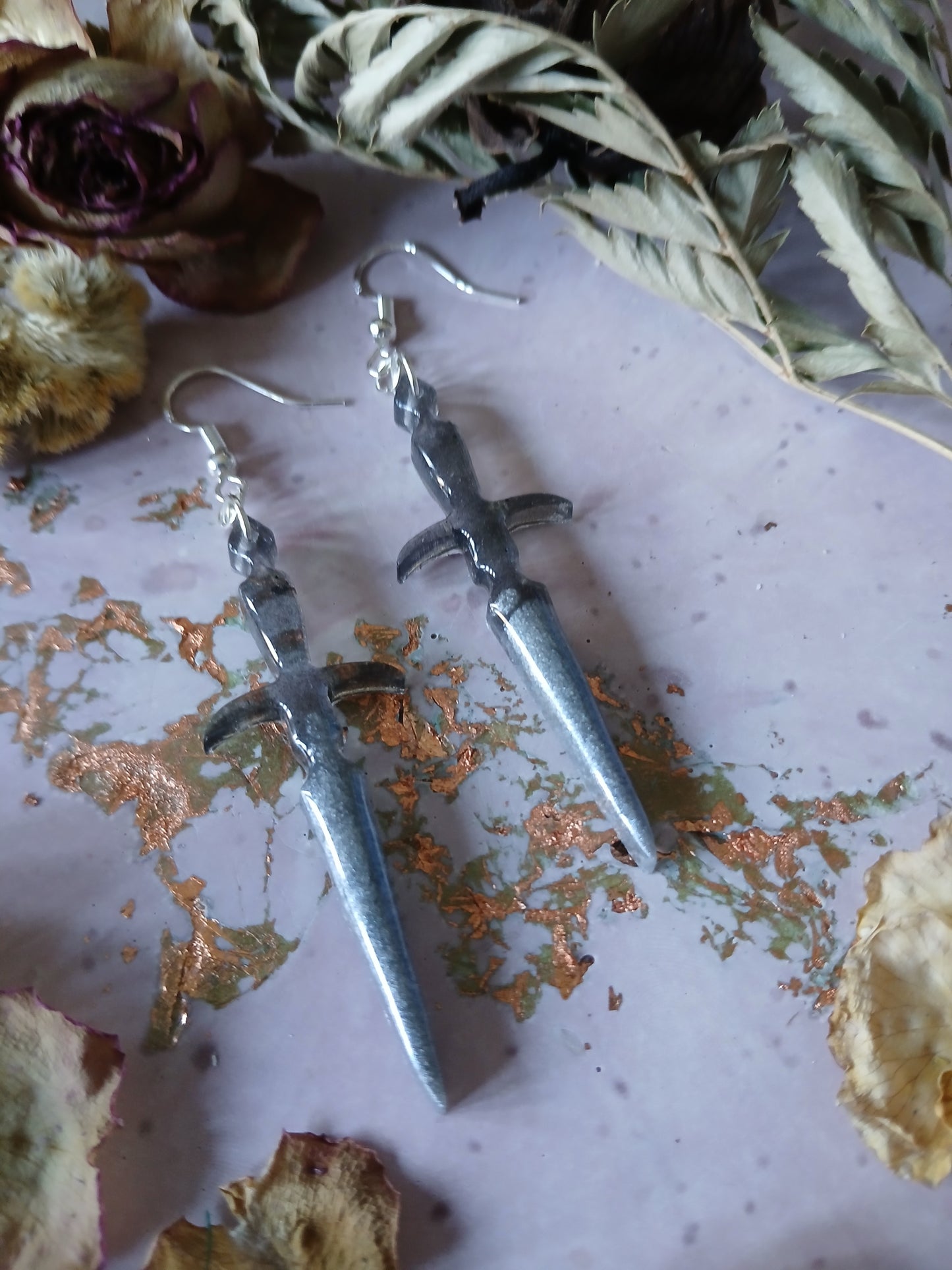 Talladium Dagger Earrings