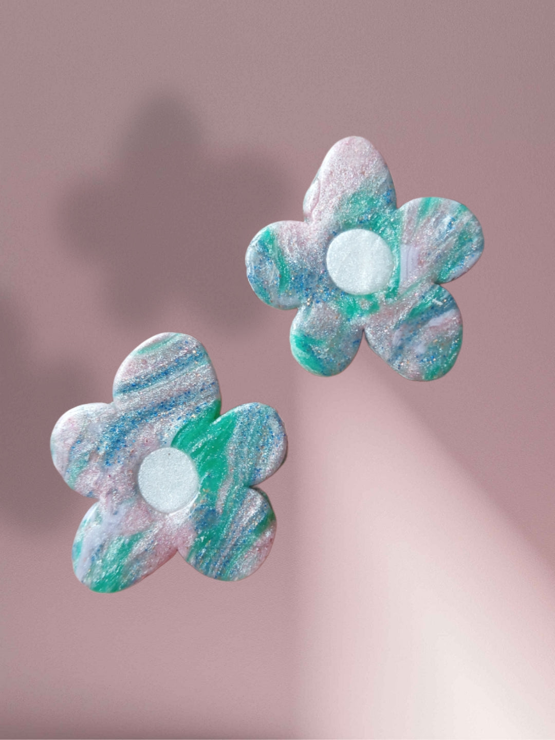 Whimsical Daisy Large Statement Studs
