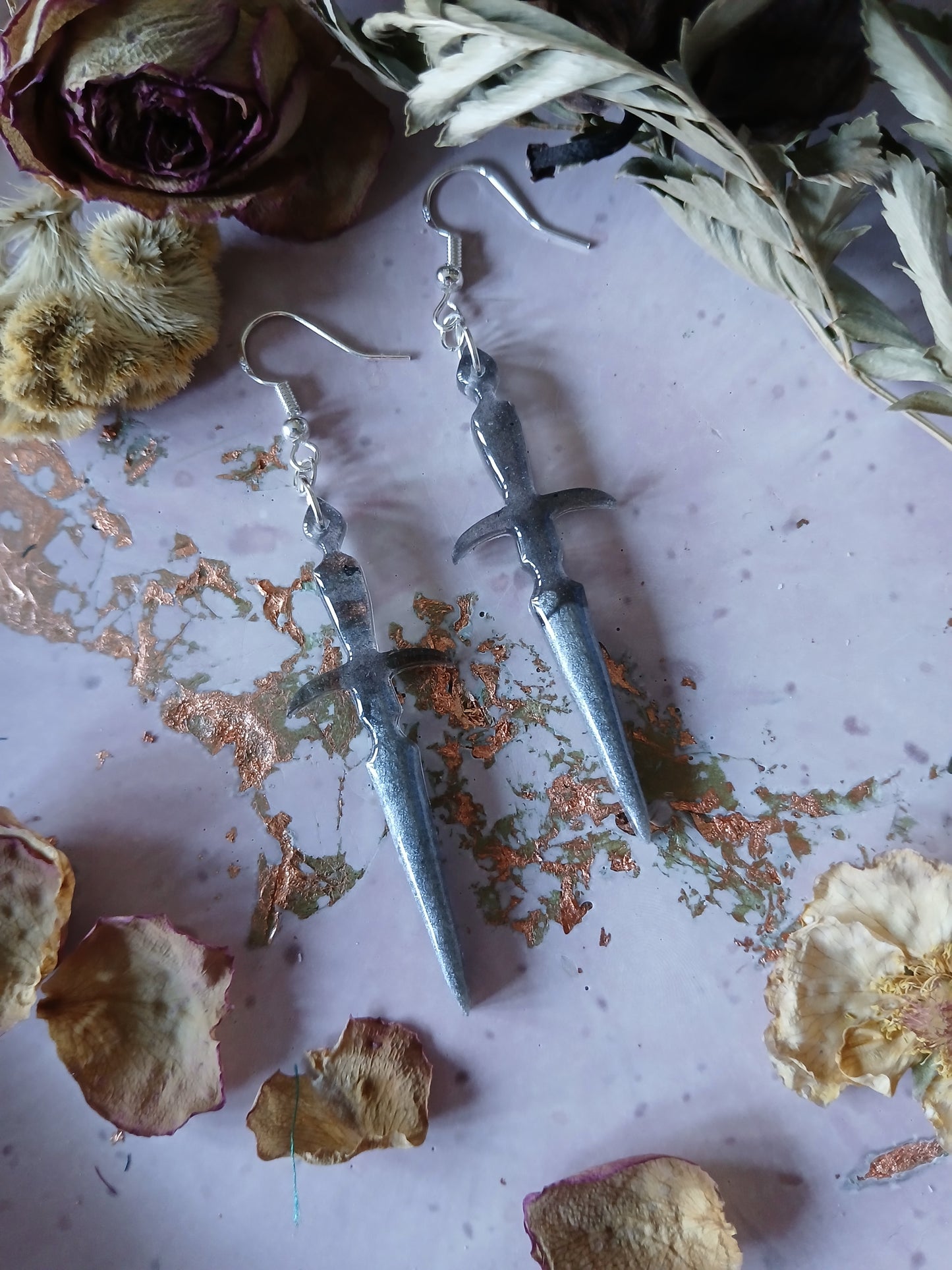 Talladium Dagger Earrings