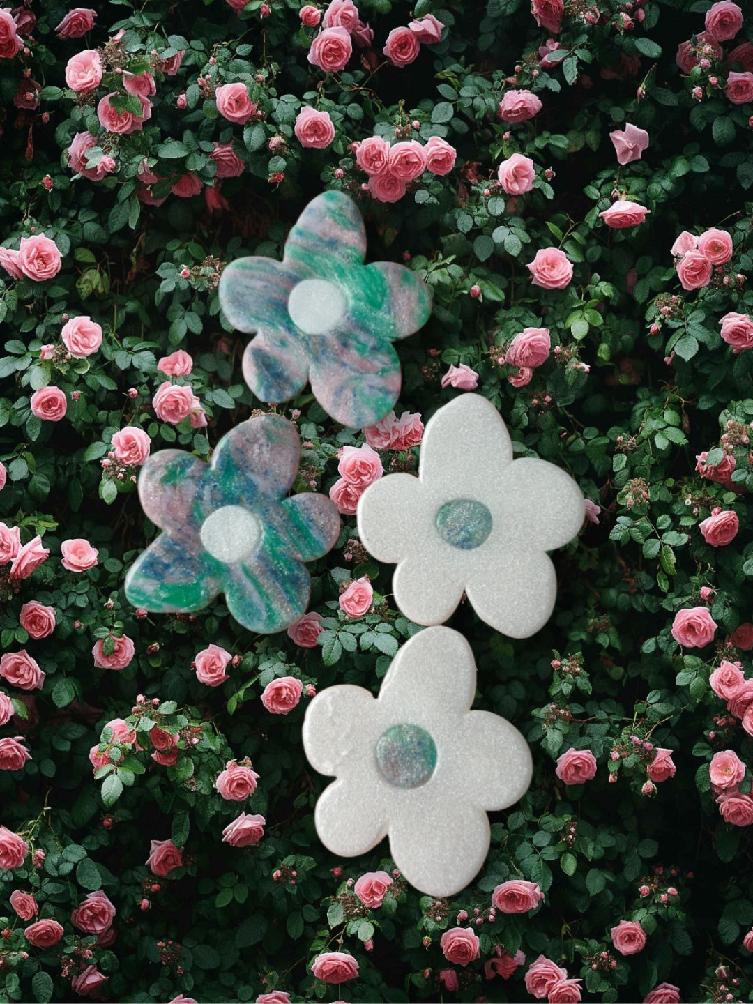 Whimsical Daisy Large Statement Studs