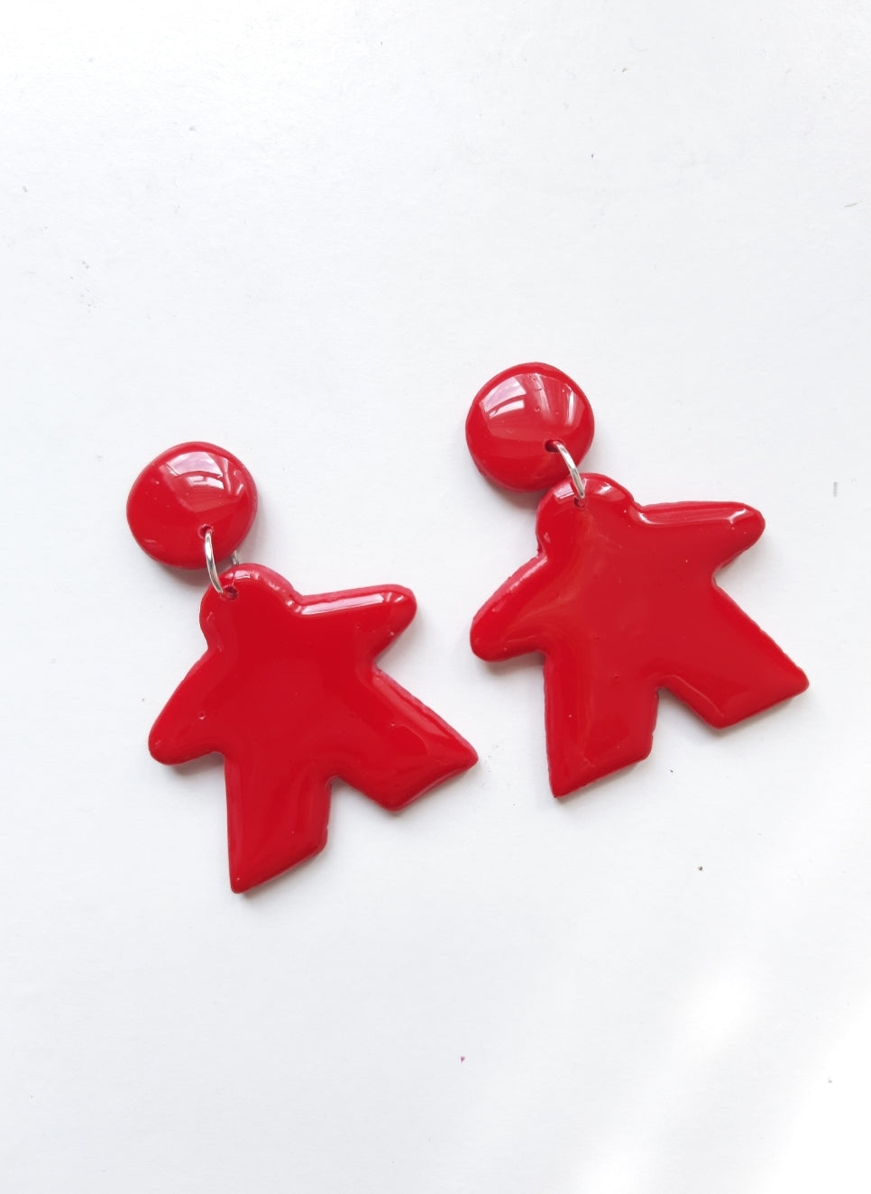 Meeple Clay Earrings