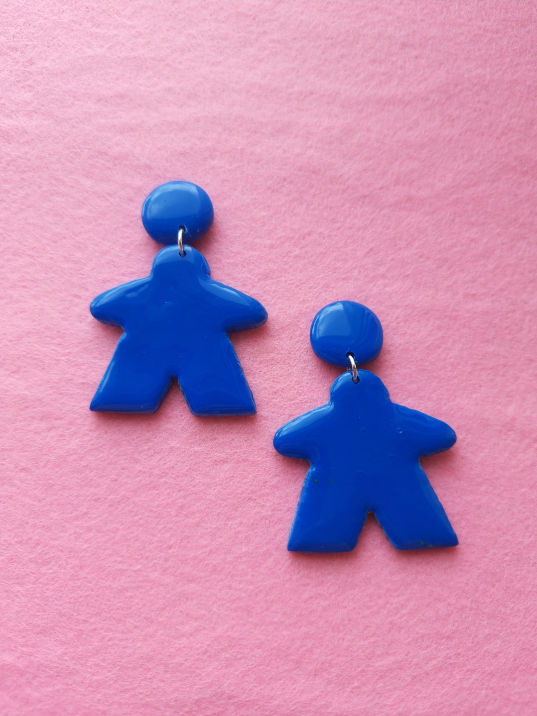 Meeple Clay Earrings