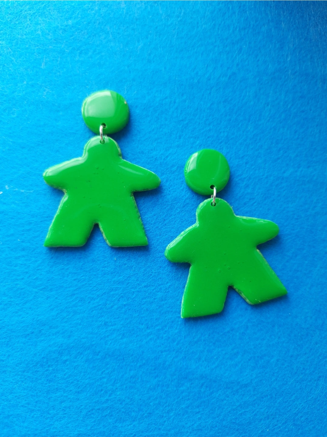 Meeple Clay Earrings