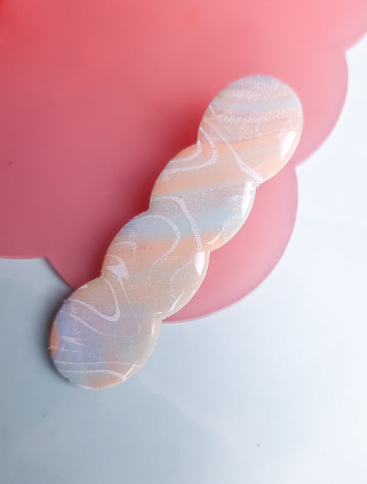Wavy Pastel Hair Clip