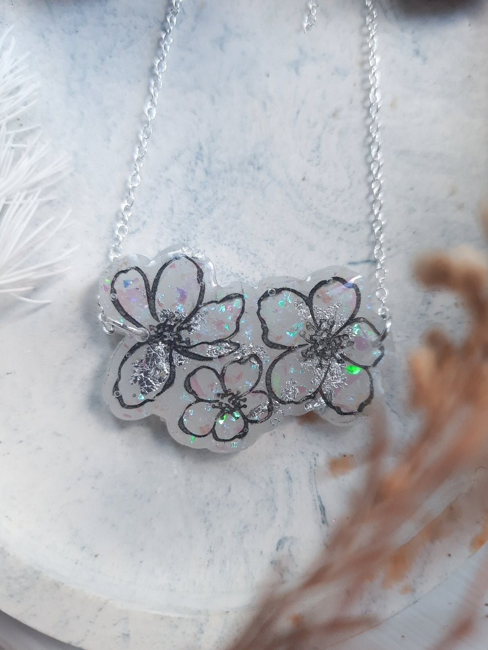 Oriental Floral Necklace