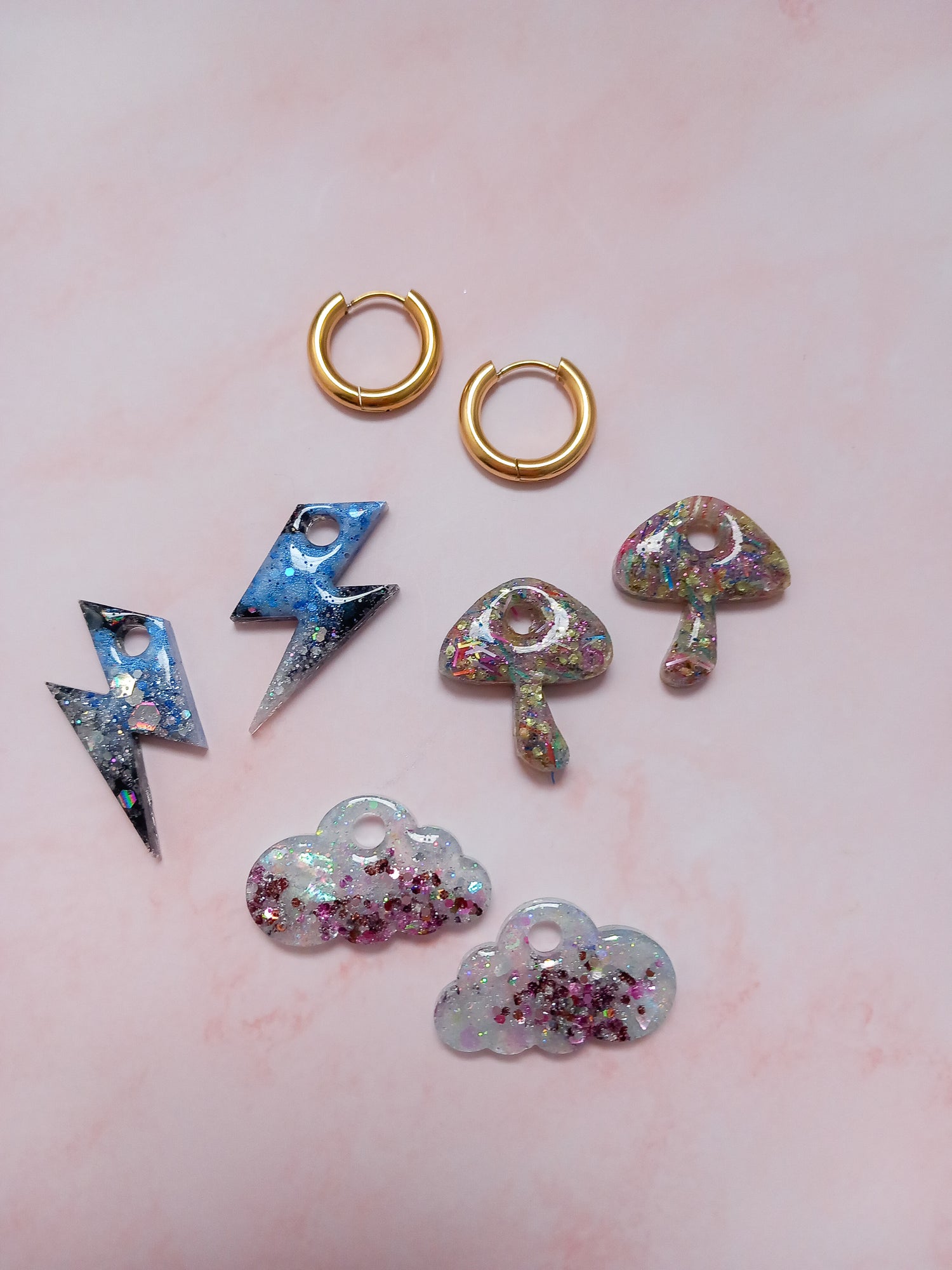 Huggie Hoops & Charms