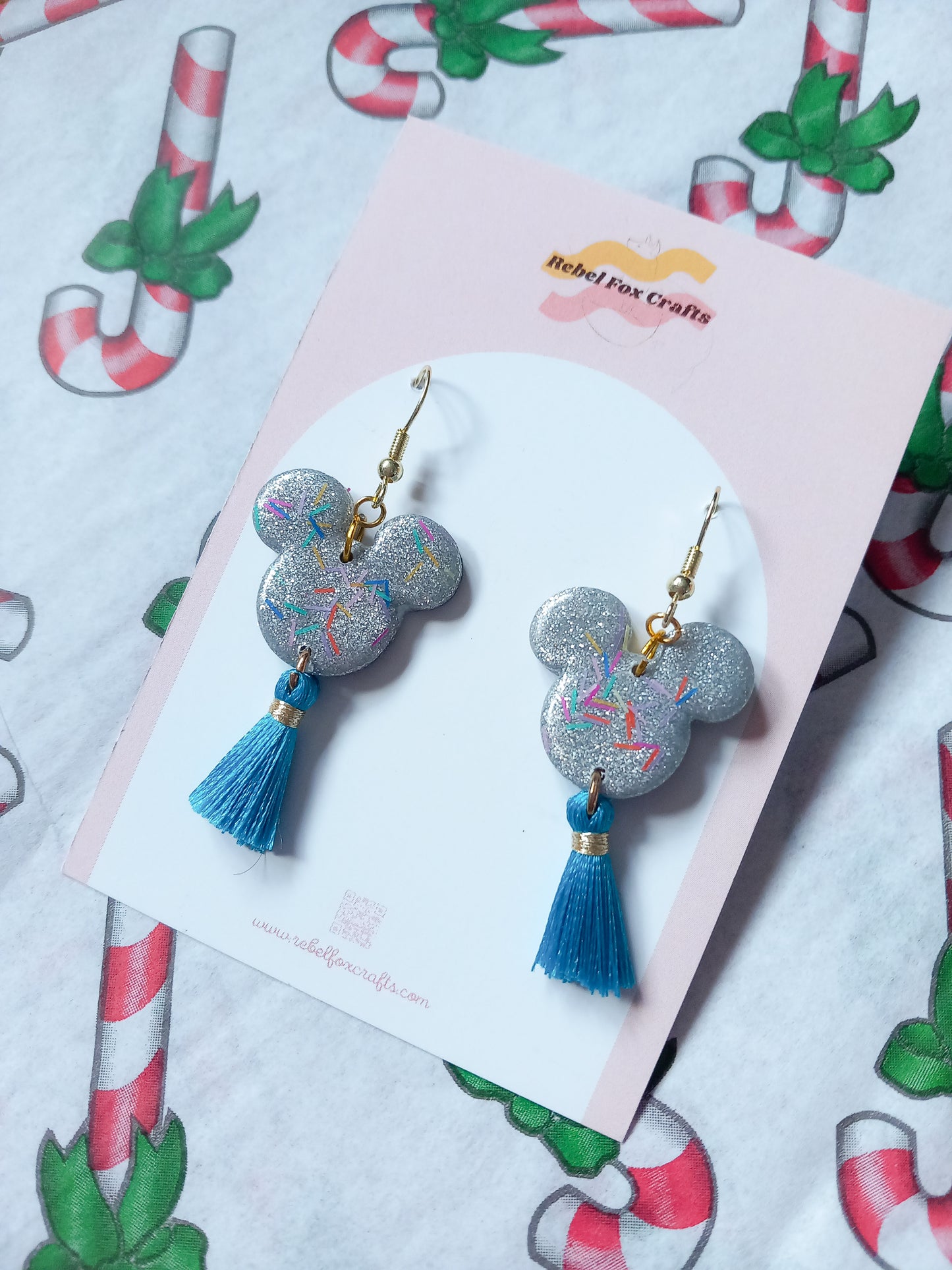 Magical Mouse Tassel Party Earrings