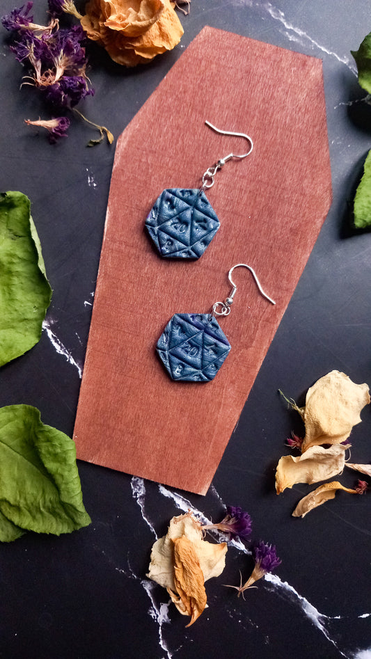 d20 D&D Earrings