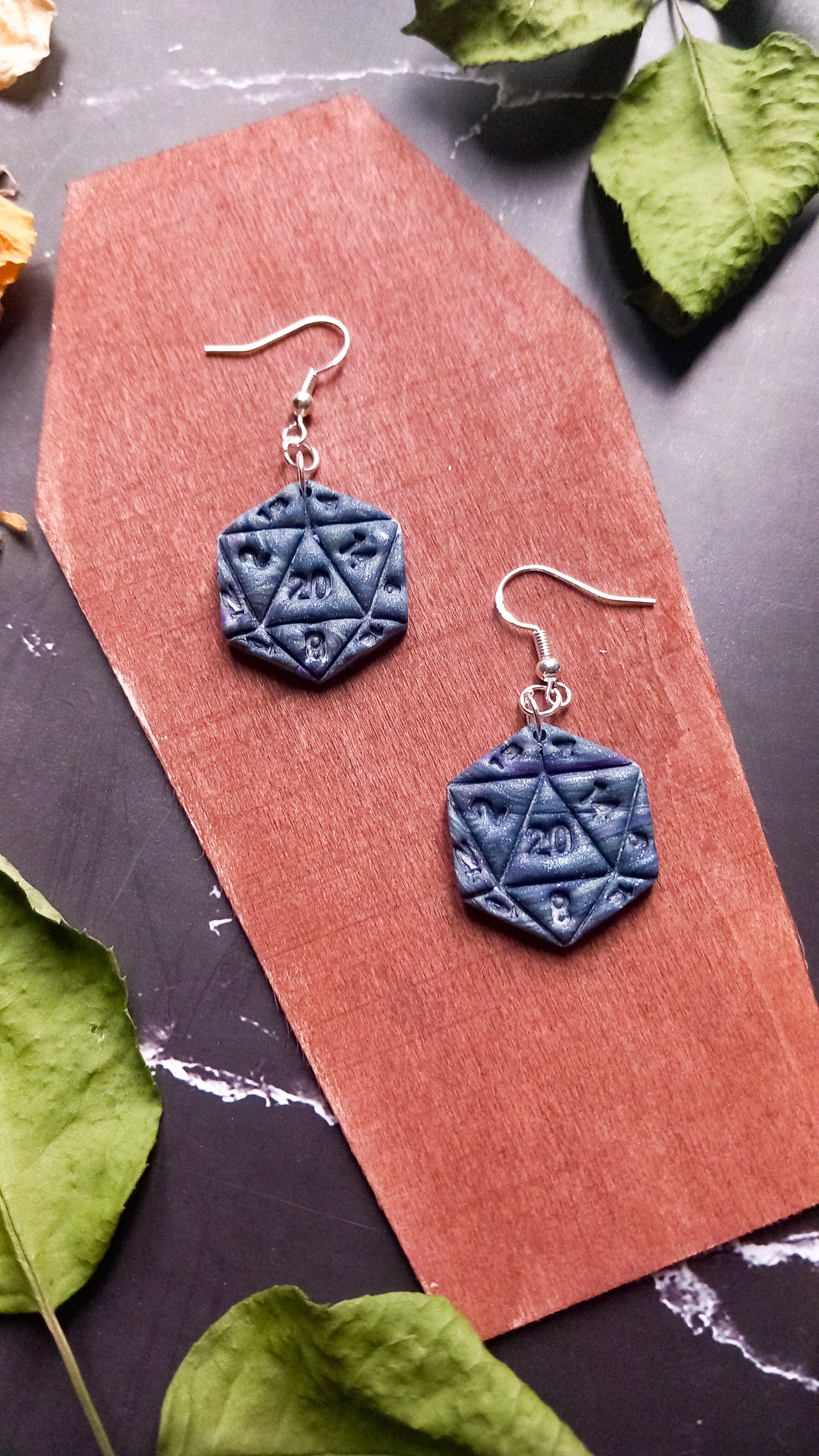 d20 D&D Earrings