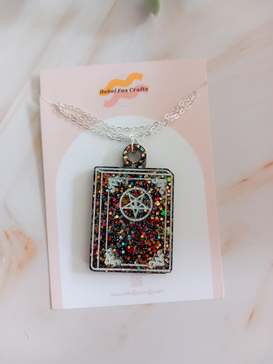 Book of Spells Pendant Necklace
