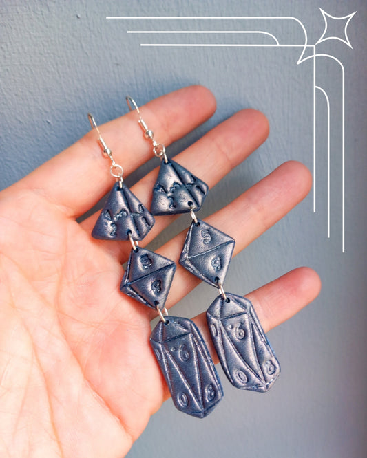 Fantasy Role Play DnD Dice Earrings