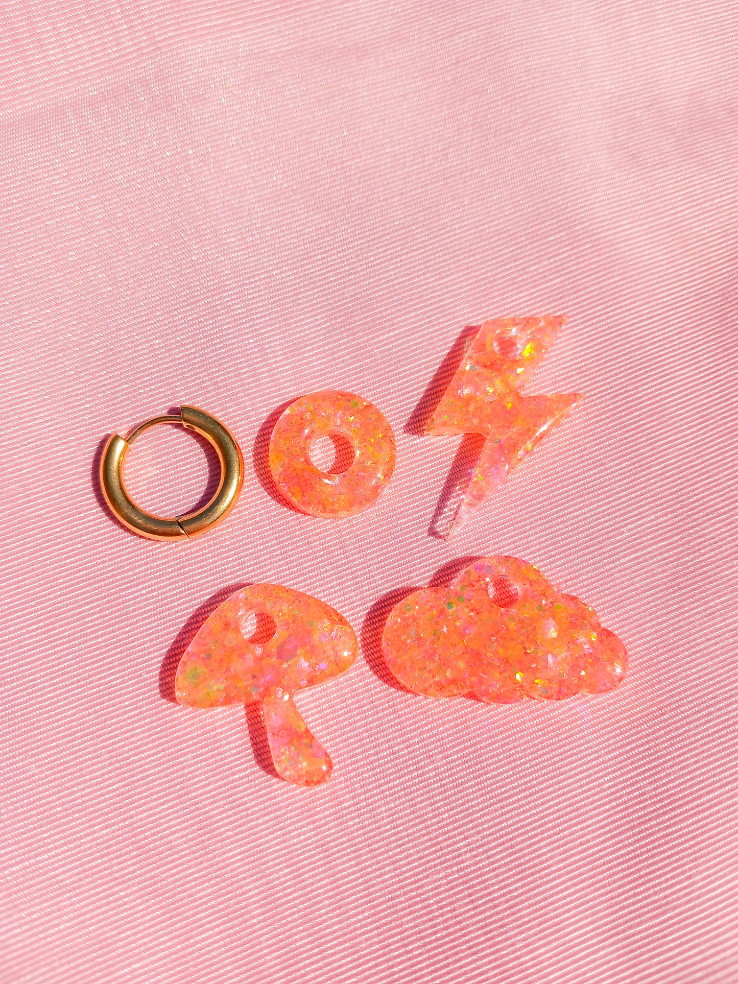 Neon Sunrise Charms